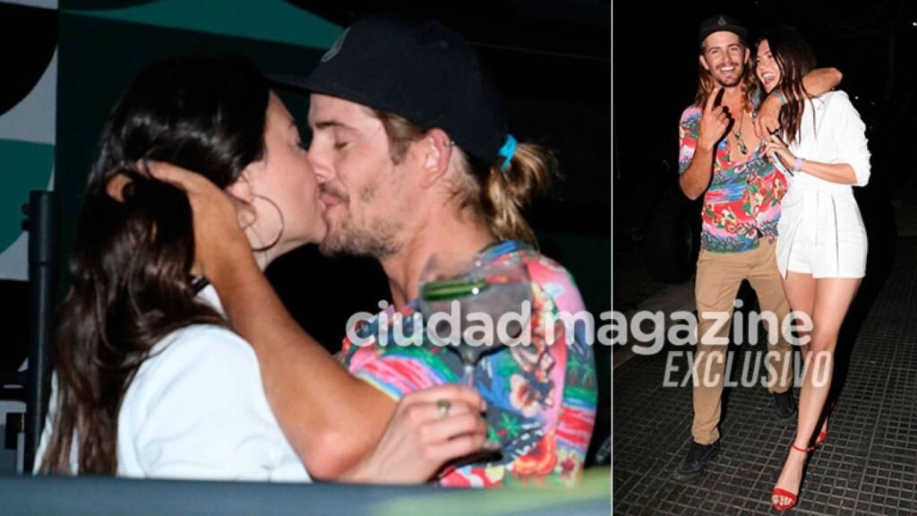 Jujuy Jiménez, a los besos y miradas cómplices con su nuevo novio Bautista Bello en Puerto Madero