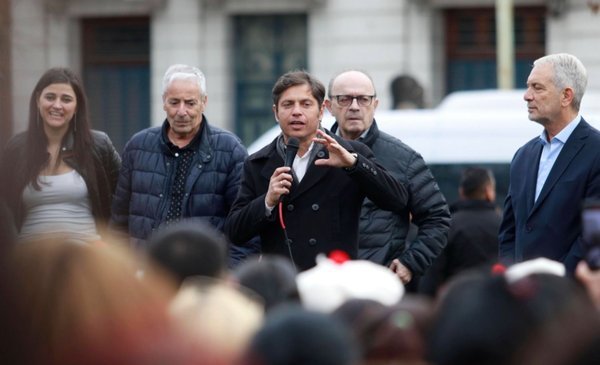 Elecciones 2023.- Axel Kicillof y un acto en La Plata en busca del voto radical