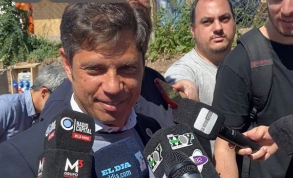 Elecciones 2023.- Axel Kicillof y Julio Alak recorrieron las obras de desagües pluviales en La Plata