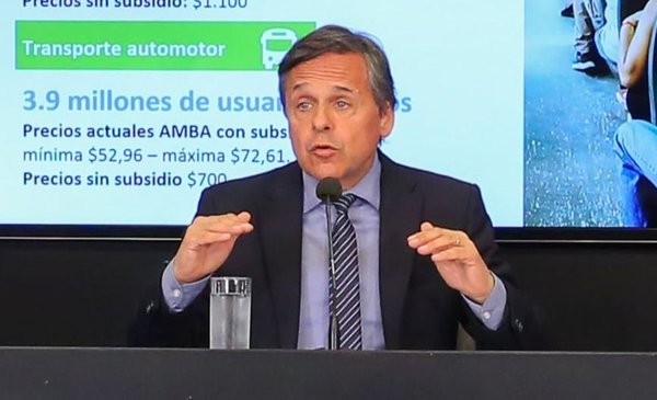 Para el ministro de Transporte “el que vota a Milei debería bajarse del subsidio”