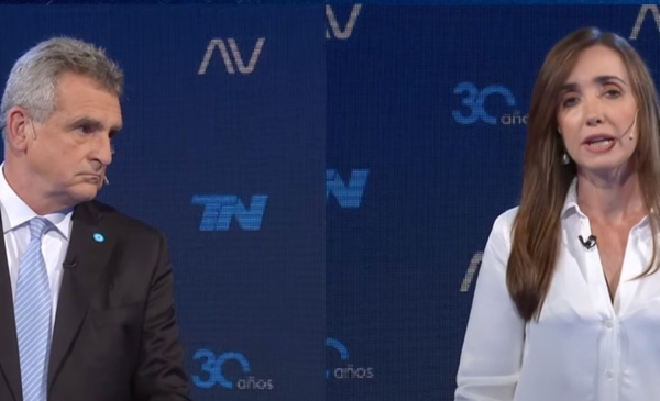 Elecciones 2023.- Agustín Rossi y Victoria Villarruel en un cara a cara picante en el debate de candidatos a vicepresidente
