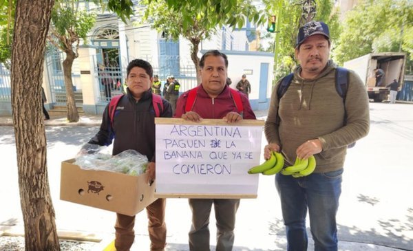 La “guerra de la banana”: paraguayos y bolivianos exigen el pago de deudas