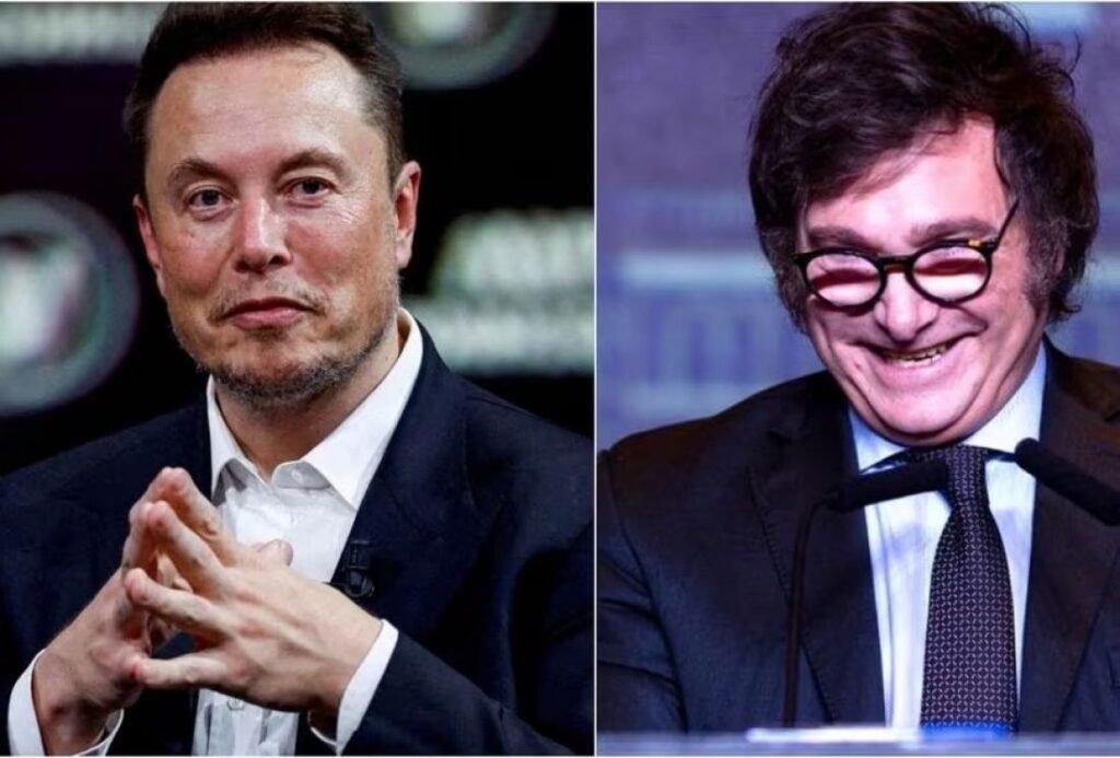 El posteo subido de tono que publicó Elon Musk después del discurso de Javier Milei en Davos