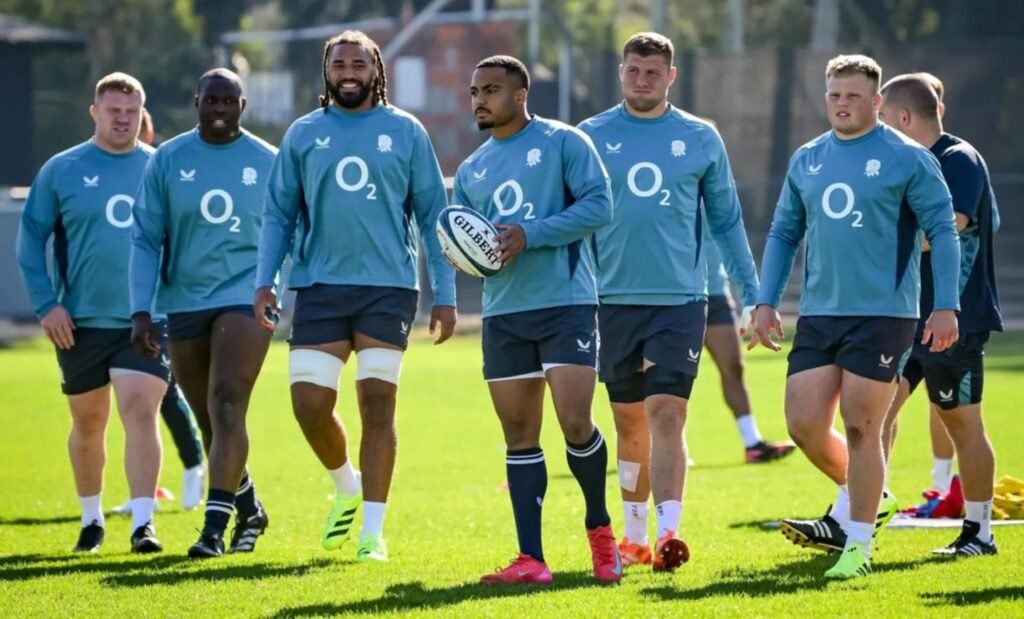 La Selección de Inglaterra entrena en La Plata y calienta la previa del test match ante Los Pumas