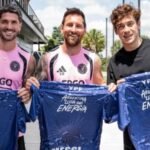 Colapinto y Messi se encontraron por primera vez y la foto revolucionó a los fanáticos